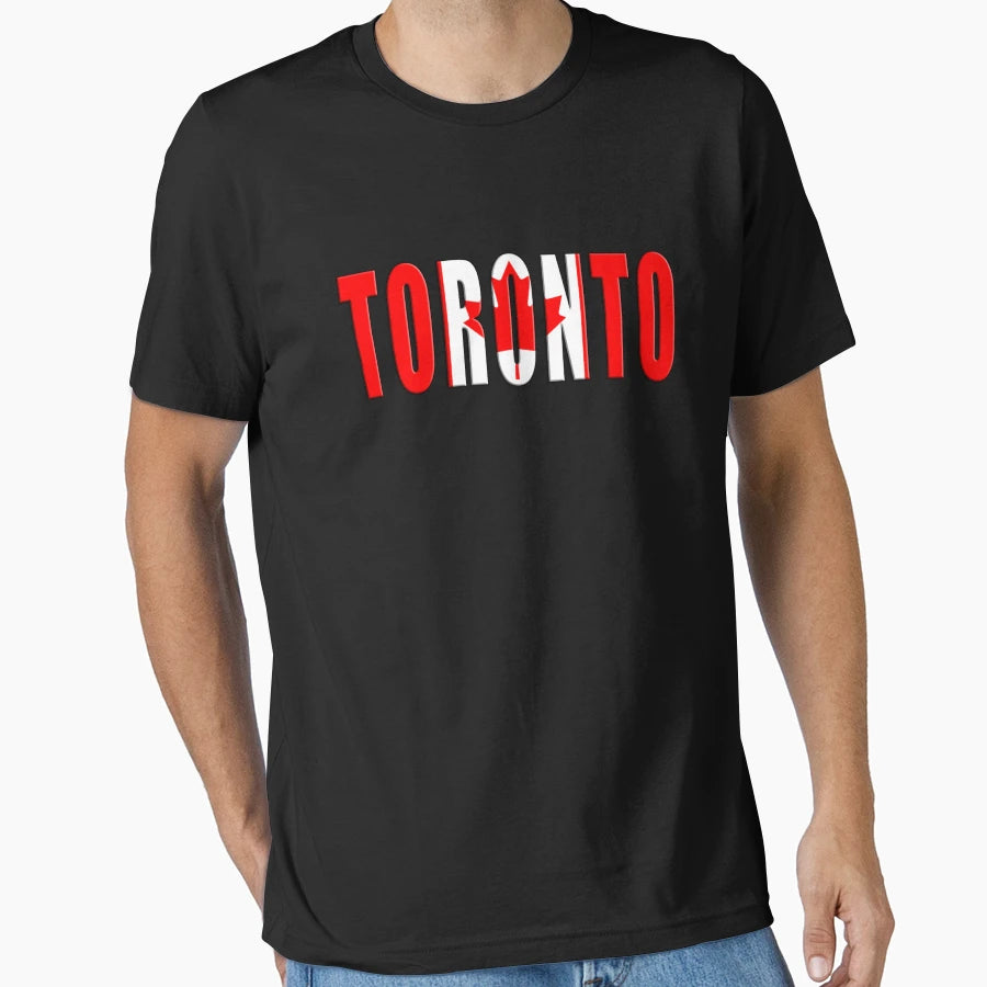 Toronto Canadian Flag T-Shirt - Trendy Graphic Unisex - T-Shirt, Sweatshirt, Hoodie