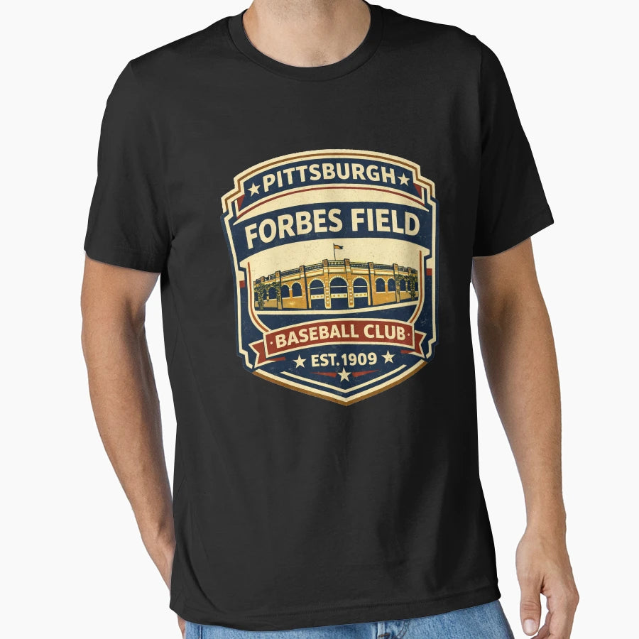 Pittsburgh Forbes Field Baseball Club T-Shirt - Unique Graphic Men Women - T-Shirt, Sweatshirt, Hoodie