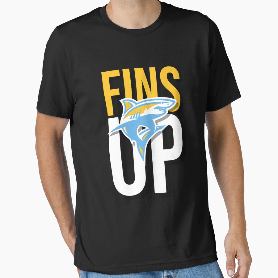 Fins Up T-Shirt - Unique Graphic Unisex - T-Shirt, Sweatshirt, Hoodie