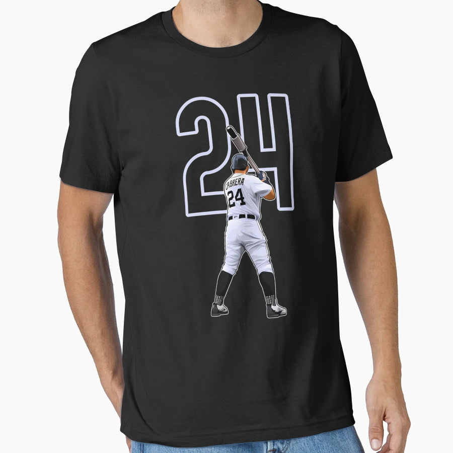 Miguel Cabrera Detroit 24 Number T-Shirt - Streetwear Style Unisex - T-Shirt, Sweatshirt, Hoodie
