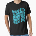 Miami City Blue 3 T-Shirt - Streetwear Style Unisex - T-Shirt, Sweatshirt, Hoodie