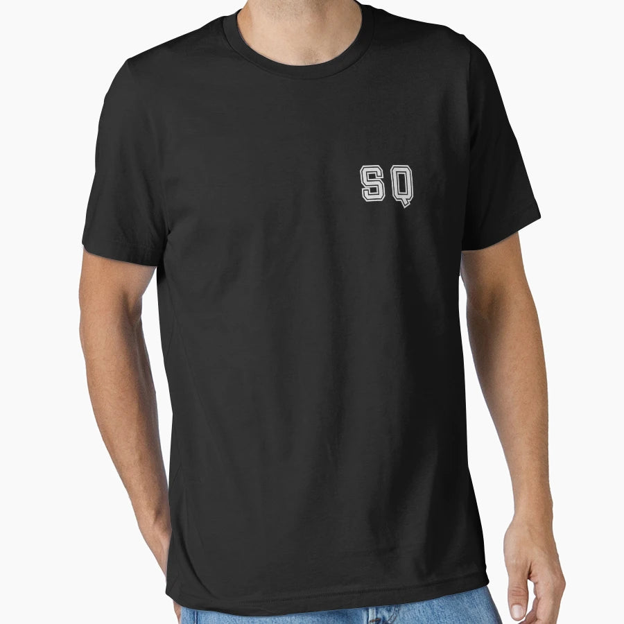S Q Varsity Initials Varsity Letters T-Shirt - Aesthetic Graphic Unisex - T-Shirt, Sweatshirt, Hoodie