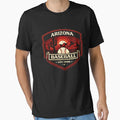 Arizona Baseball Badge Desert Est T-Shirt - Graphic Print for Adults - T-Shirt, Sweatshirt, Hoodie