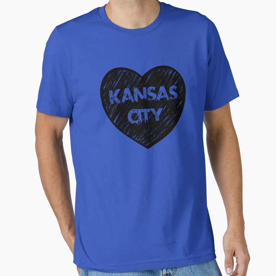 I Love Kansas City I Heart Kc Urban T-Shirt - Minimalist Print for Adults - T-Shirt, Sweatshirt, Hoodie