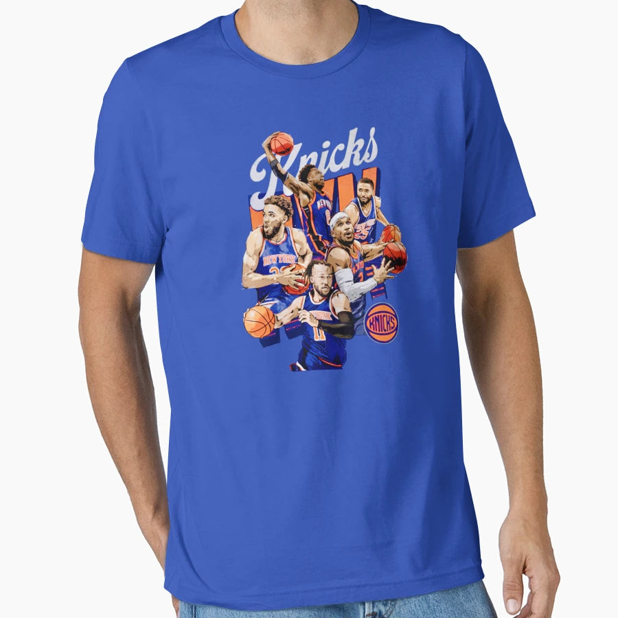 New York Knicks Starting 5 Brunson T-Shirt - Streetwear Style Unisex - T-Shirt, Sweatshirt, Hoodie
