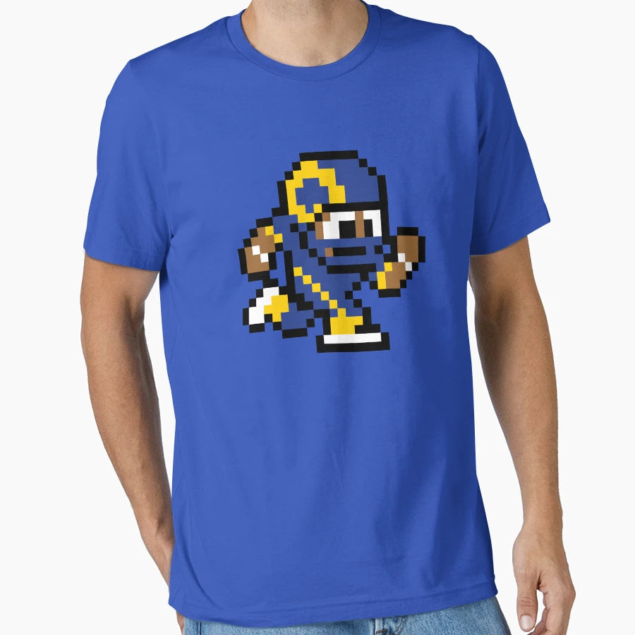 Los Angeles Rams Tecmo Super Bowl T-Shirt - Custom Art Print for Adults - T-Shirt, Sweatshirt, Hoodie