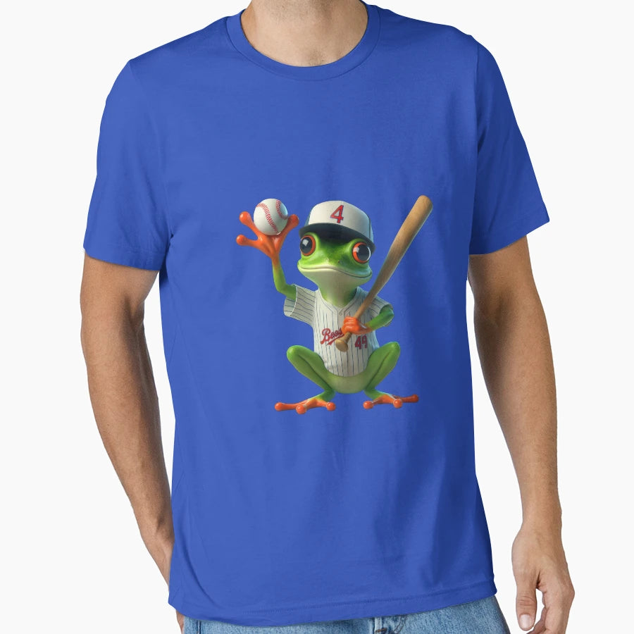 Baseball Funky Frogs T-Shirt - Trendy Graphic for Adults - T-Shirt, Sweatshirt, Hoodie