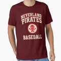 Neverland Pirates Baseball Variant T-Shirt - Minimalist Print Unisex - T-Shirt, Sweatshirt, Hoodie