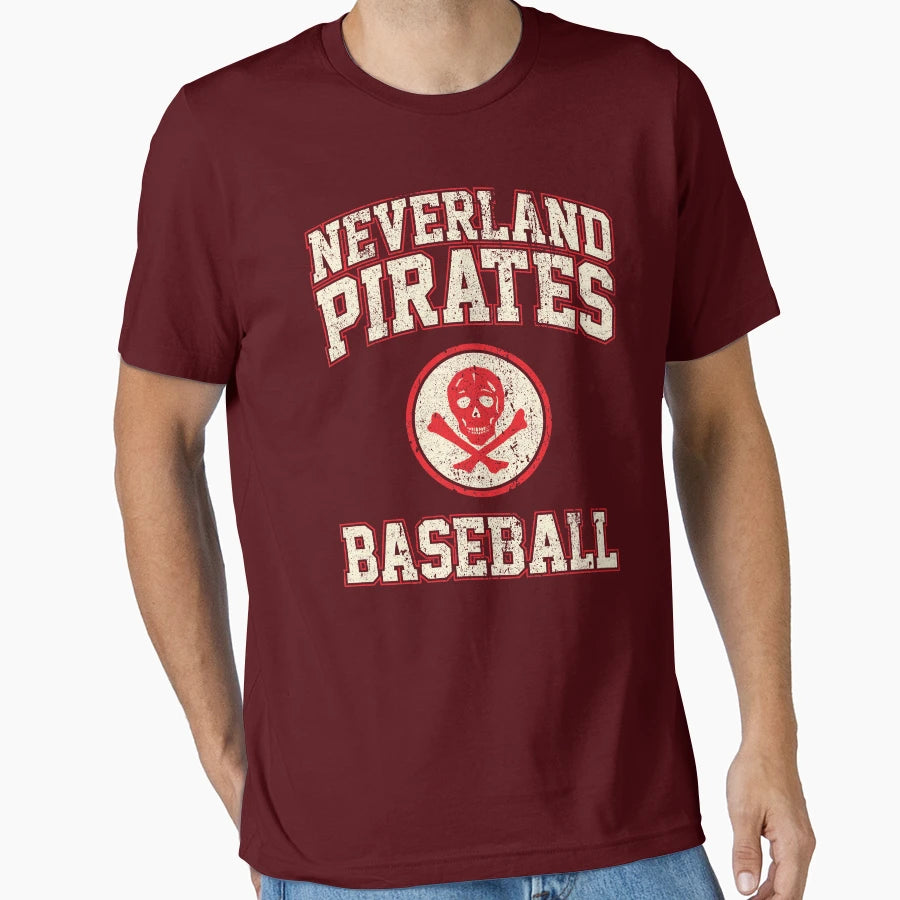 Neverland Pirates Baseball Variant T-Shirt - Minimalist Print Unisex - T-Shirt, Sweatshirt, Hoodie
