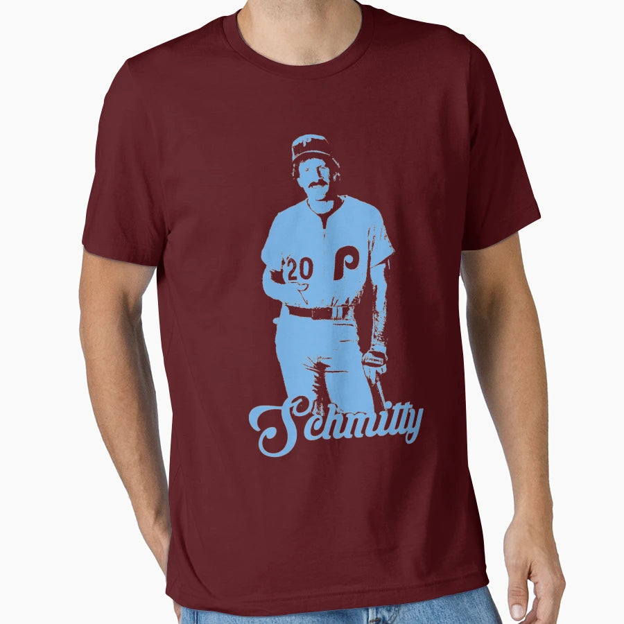 Schmitty Michael Jack Schmidt Blue T-Shirt - Graphic Print for Adults - T-Shirt, Sweatshirt, Hoodie