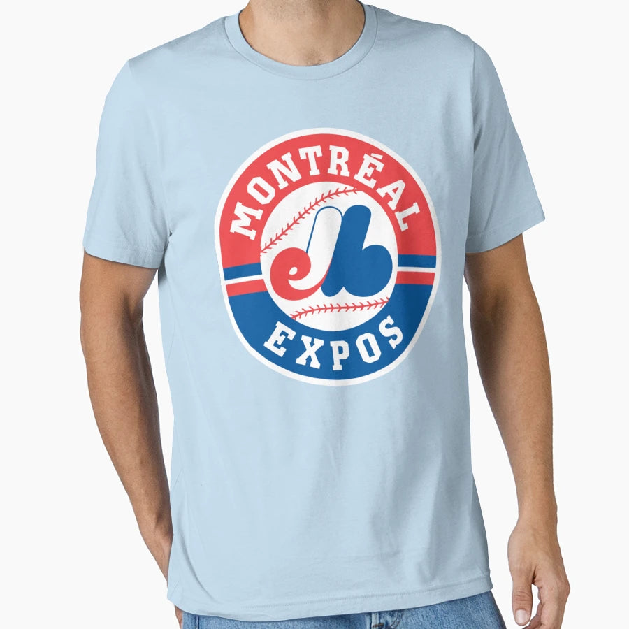 Best Seller Montreal Expos Outline Ireng T-Shirt - Custom Art Print Unisex - T-Shirt, Sweatshirt, Hoodie