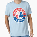 Best Seller Montreal Expos Outline Ireng T-Shirt - Custom Art Print Unisex - T-Shirt, Sweatshirt, Hoodie