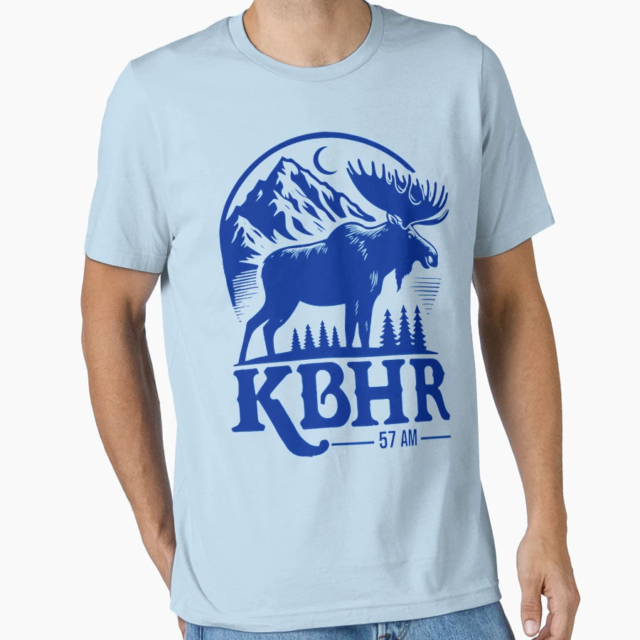 Kbhr 57 Am Northern Exposure Radio Station T-Shirt - Novelty Apparel Unisex - T-Shirt, Sweatshirt, Hoodie
