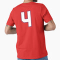 Jersey Number 4 Player Number Four T-Shirt - Streetwear Style for Adults - T-Shirt, Sweatshirt, Hoodie