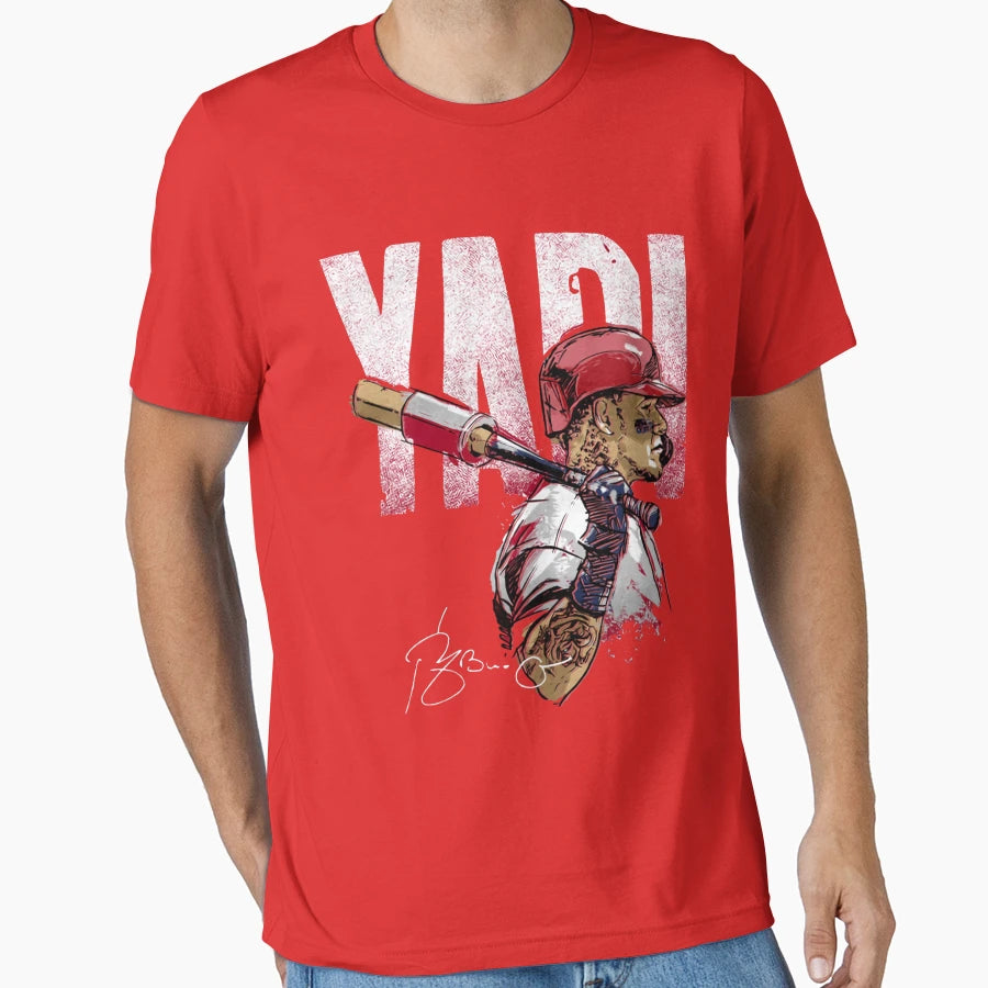 Yadier Molina Paint T-Shirt - Aesthetic Graphic for Adults - T-Shirt, Sweatshirt, Hoodie