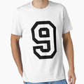 Number Nine T-Shirt - Graphic Print Unisex - T-Shirt, Sweatshirt, Hoodie