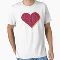 Red Heart T-Shirt - Aesthetic Graphic for Adults - T-Shirt, Sweatshirt, Hoodie