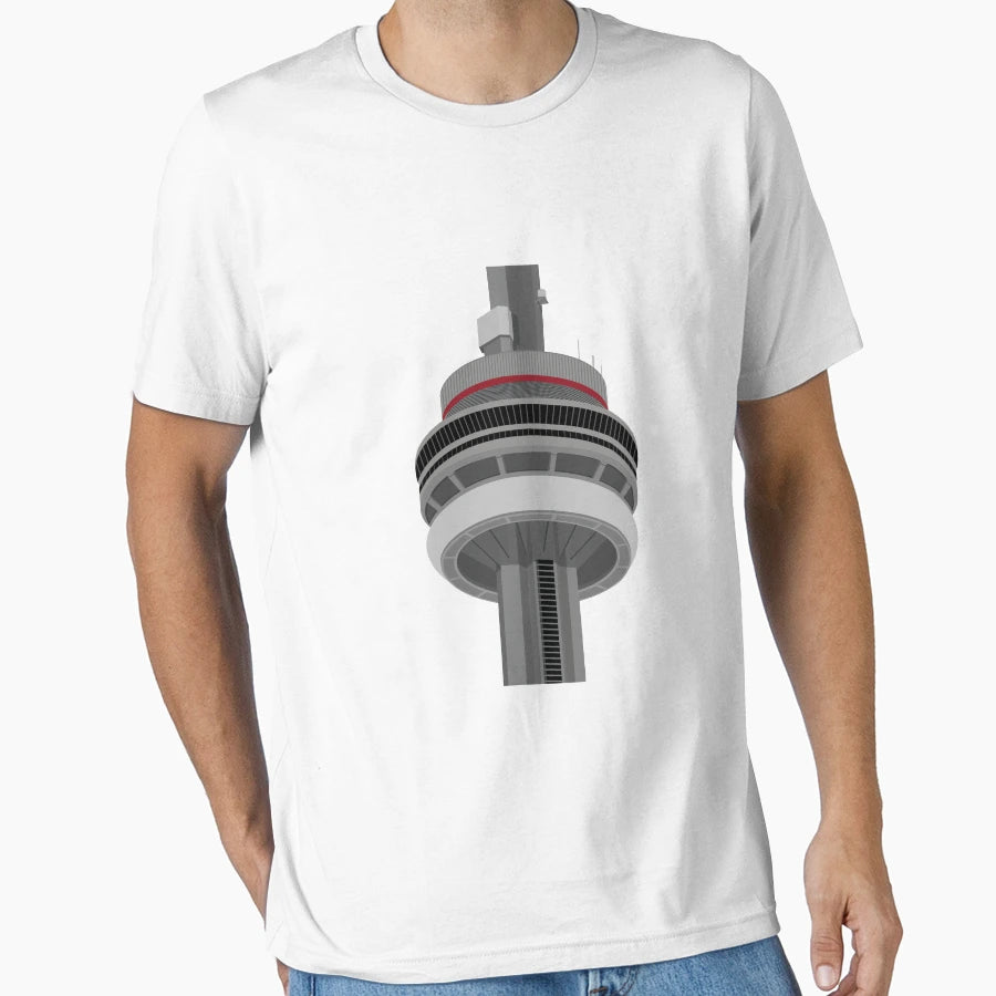 Cn Tower T-Shirt - Custom Art Print Unisex - T-Shirt, Sweatshirt, Hoodie