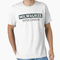 Milwaukee Wisconsin 2 T-Shirt - Custom Art Print Men Women - T-Shirt, Sweatshirt, Hoodie