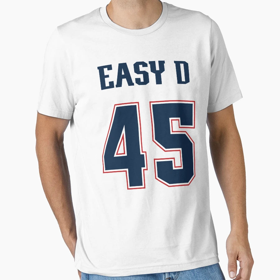 Easy D Jersey Blue Type T-Shirt - Custom Art Print Men Women - T-Shirt, Sweatshirt, Hoodie