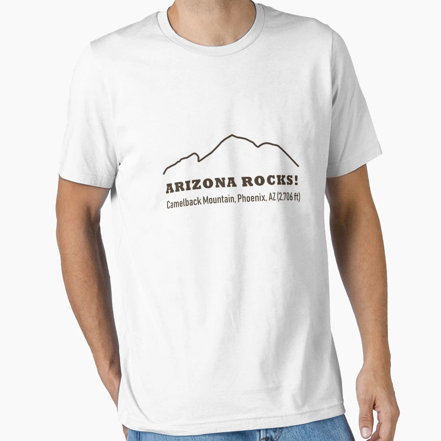 Arizona Rocks Camelback Mountain Phoenix T-Shirt - Unique Graphic Unisex - T-Shirt, Sweatshirt, Hoodie