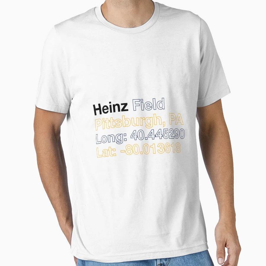 Heinz Field Coordinates T-Shirt - Graphic Print Unisex - T-Shirt, Sweatshirt, Hoodie