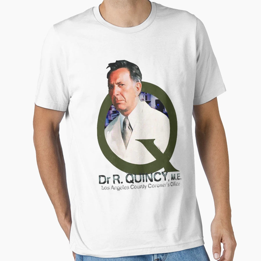 Dr Quincy Me T-Shirt - Minimalist Print for Adults - T-Shirt, Sweatshirt, Hoodie