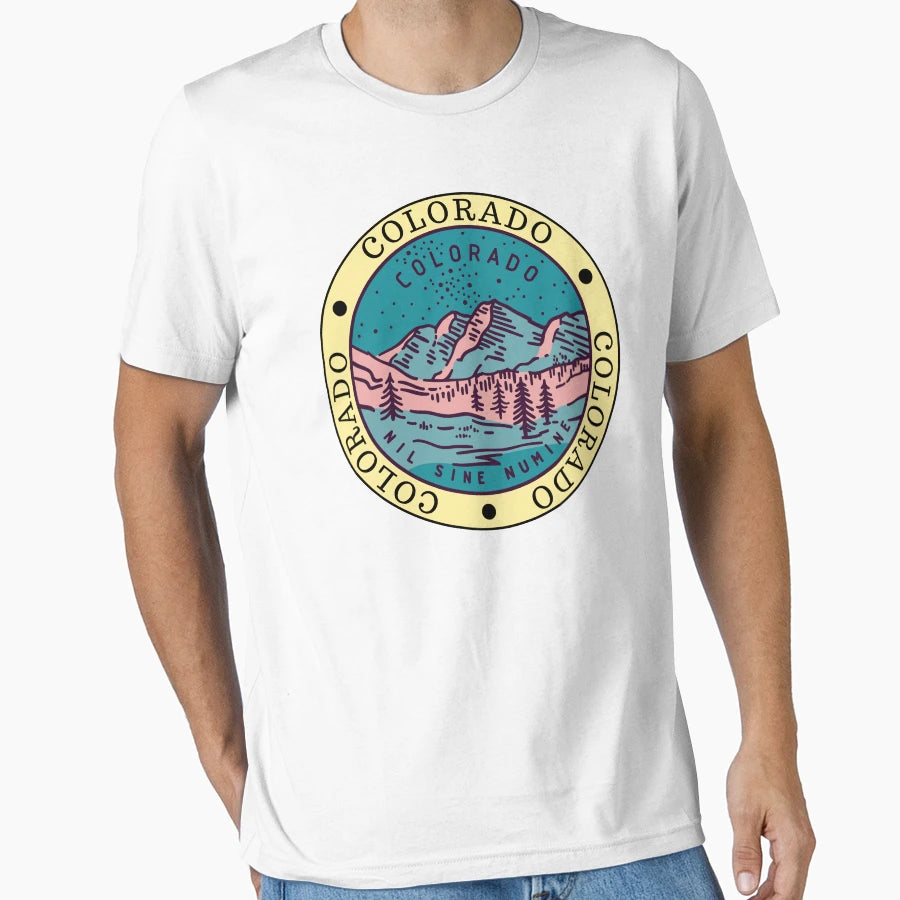 Colorado Usa T-Shirt - Trendy Graphic Unisex - T-Shirt, Sweatshirt, Hoodie