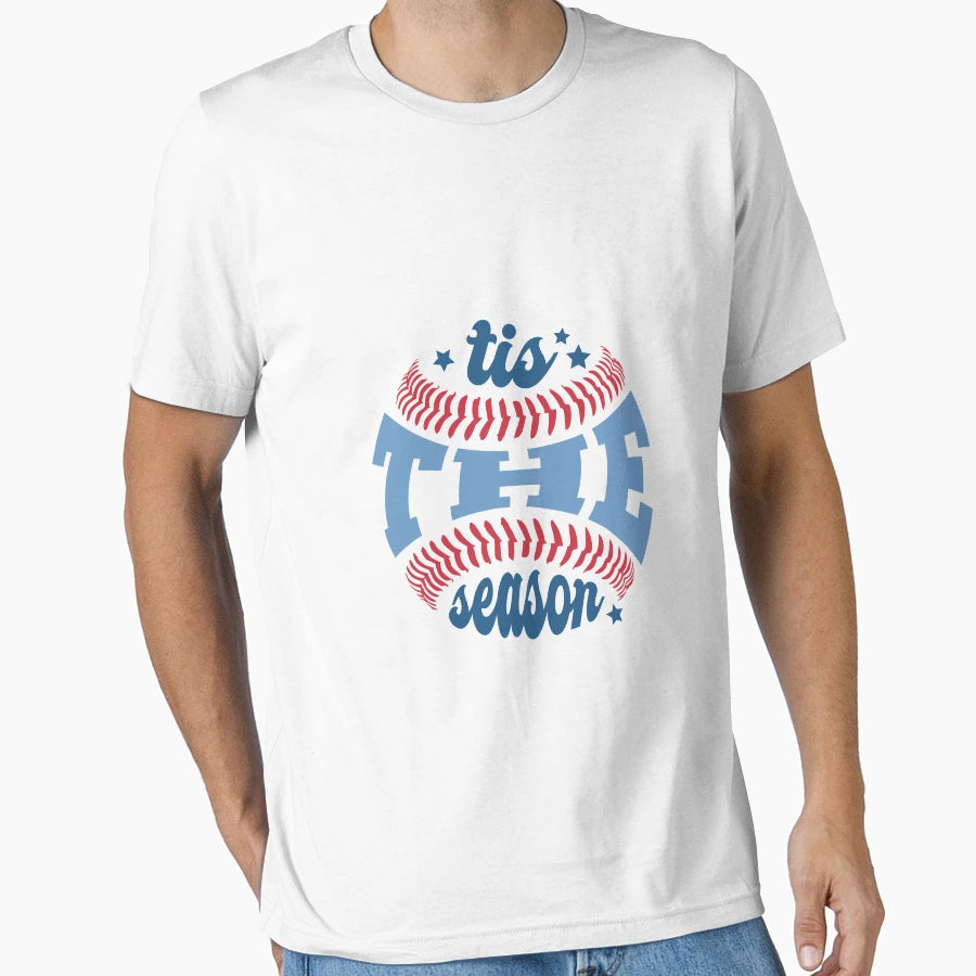 Tis Season Baseball Sideline Social T-Shirt - Aesthetic Graphic Men Women - T-Shirt, Sweatshirt, Hoodie