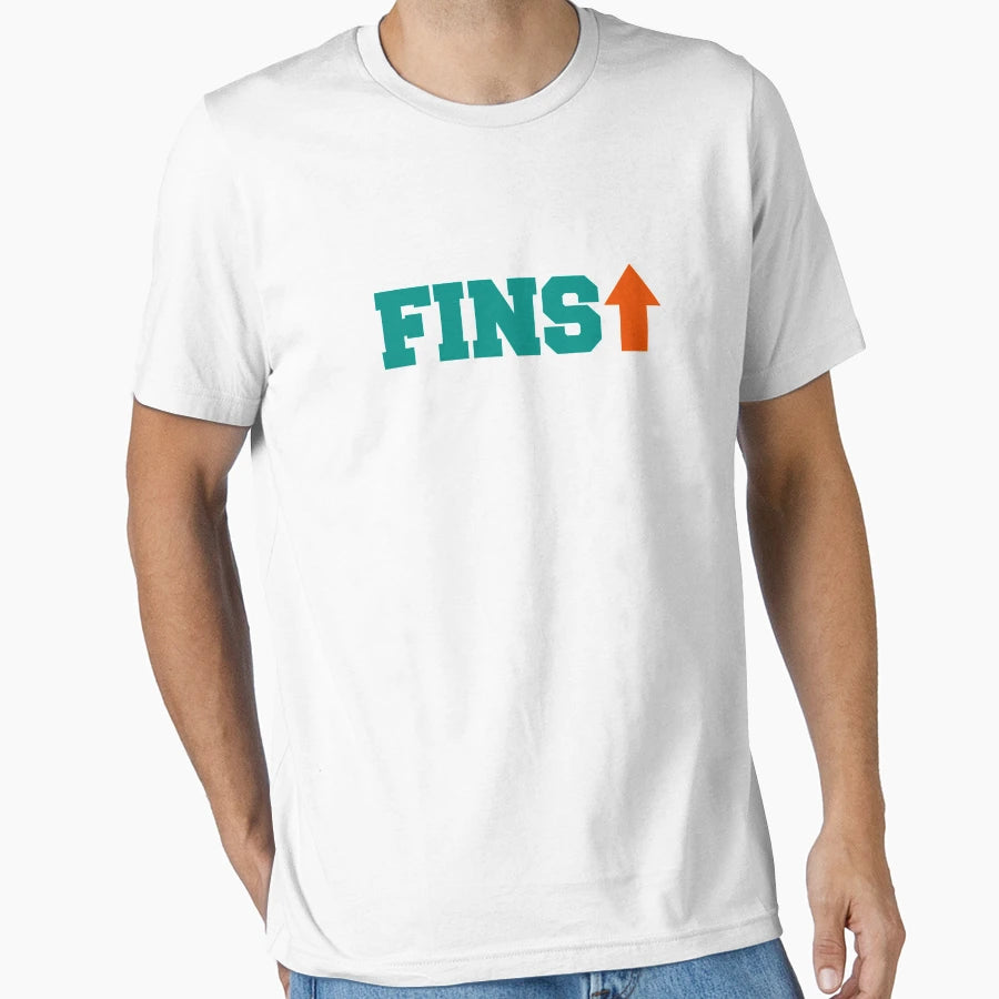 Fins Up T-Shirt - Fun Novelty Design for Adults - T-Shirt, Sweatshirt, Hoodie
