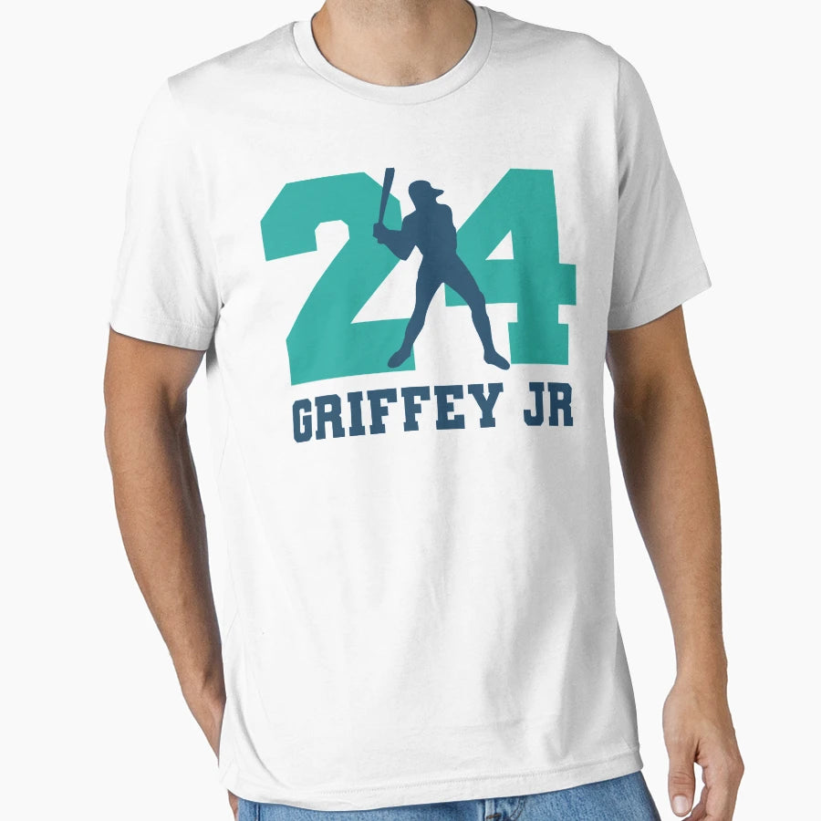 24 Ken Griffey Jr Seattle Redro T-Shirt - Unique Graphic Men Women - T-Shirt, Sweatshirt, Hoodie