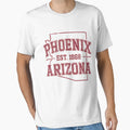 Phoenix Arizona Typography Sports T-Shirt - Aesthetic Graphic for Adults - T-Shirt, Sweatshirt, Hoodie