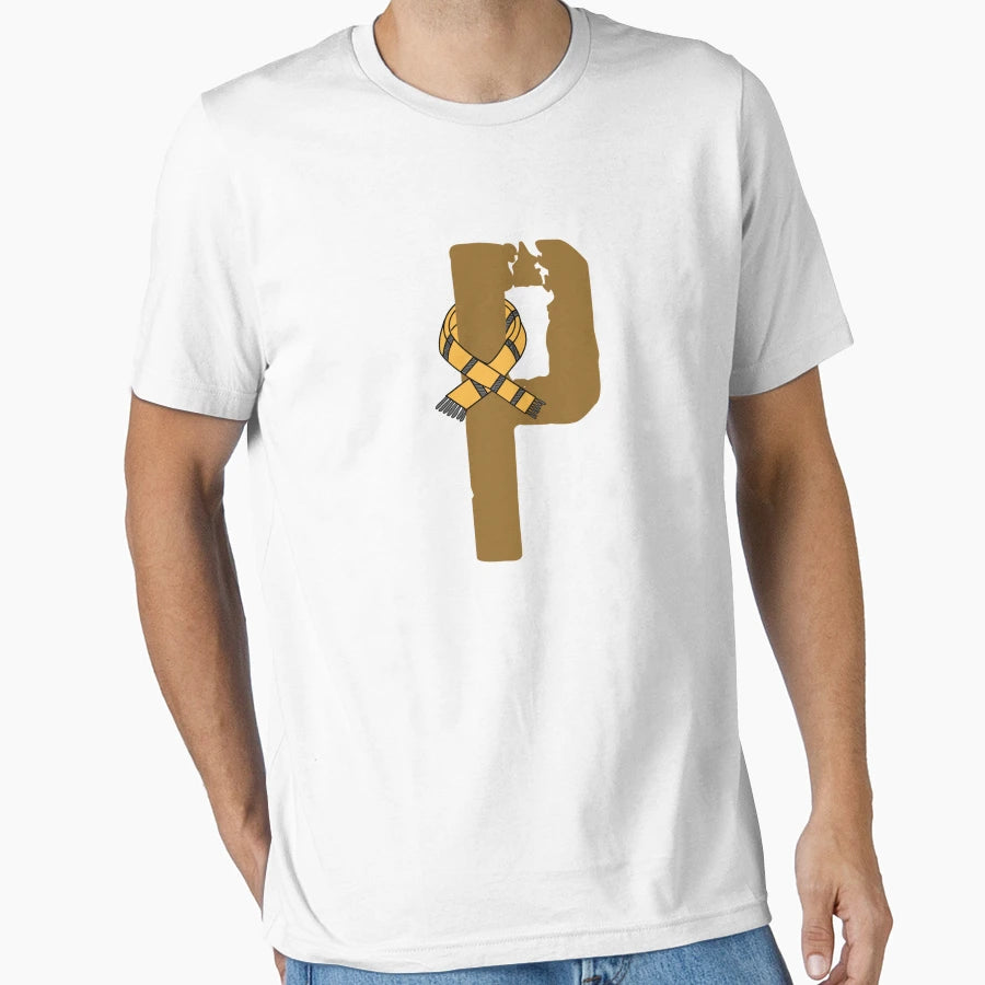 P Letter Magic School Team Badger T-Shirt - Novelty Apparel Unisex - T-Shirt, Sweatshirt, Hoodie