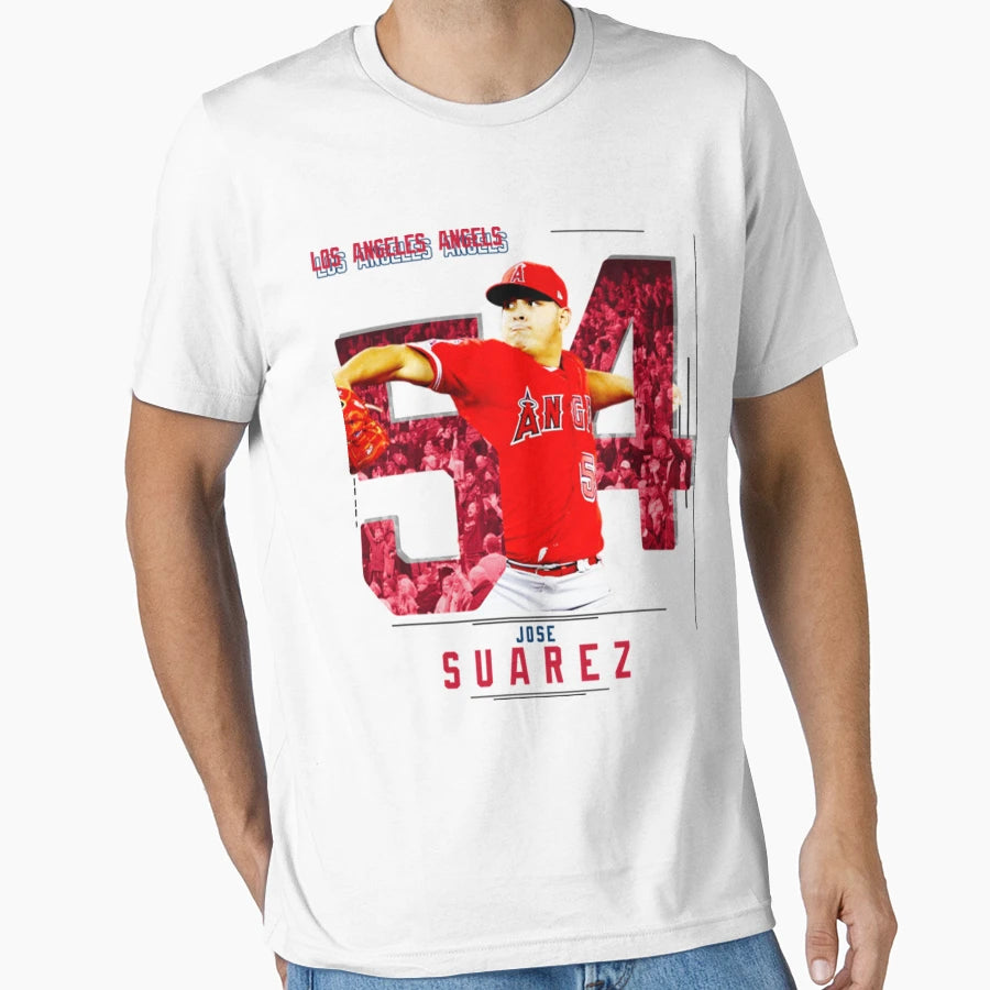 Jose Suarez Baseball T-Shirt - Minimalist Print Unisex - T-Shirt, Sweatshirt, Hoodie