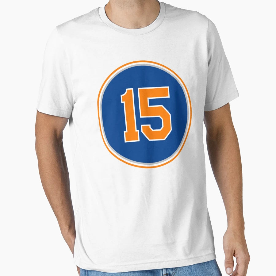 Earl Monroe Number 15 Jersey New York T-Shirt - Novelty Apparel for Adults - T-Shirt, Sweatshirt, Hoodie