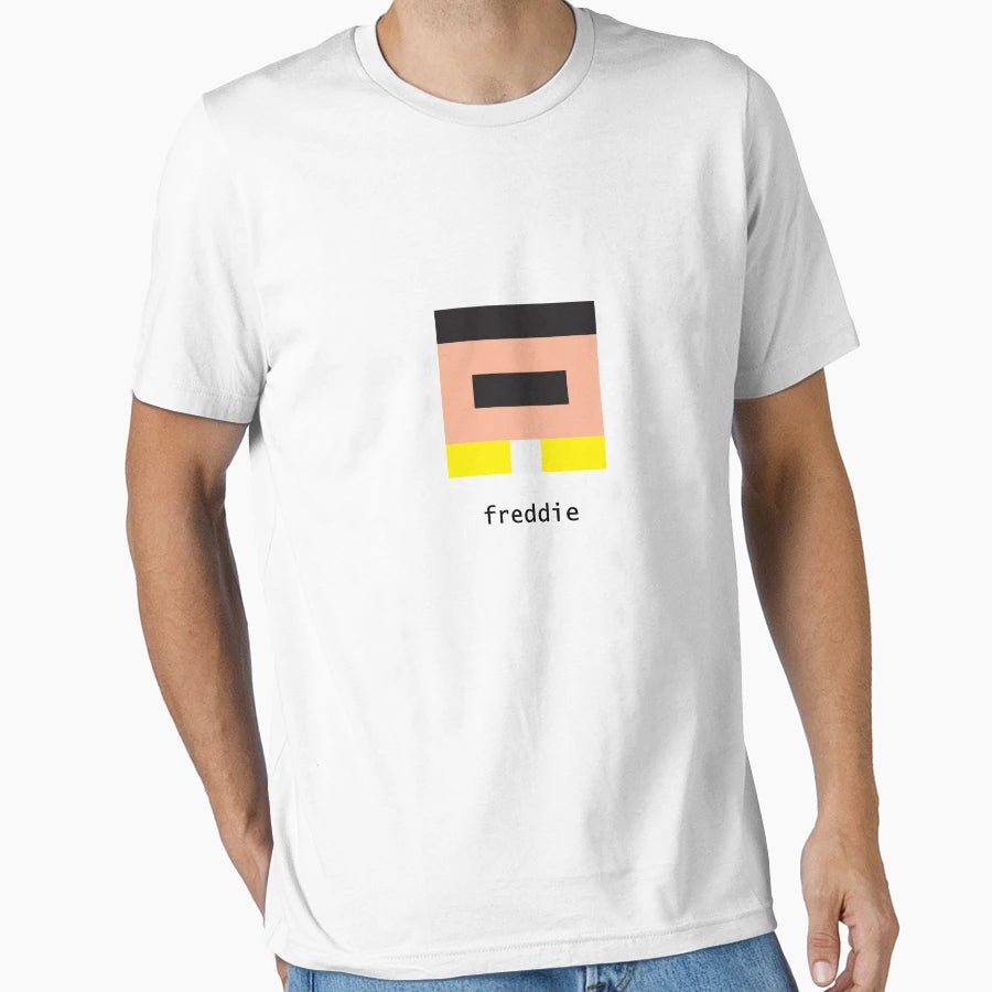 Pixelebrity Freddie T-Shirt - Fun Novelty Design for Adults - T-Shirt, Sweatshirt, Hoodie
