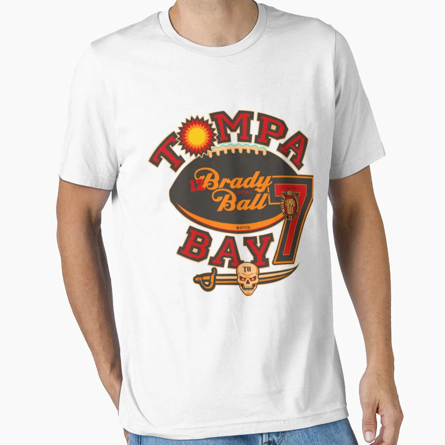 Tampa Bay Sports Logo Americana Artwork T-Shirt - Graphic Print Men Women - T-Shirt, Sweatshirt, Hoodie