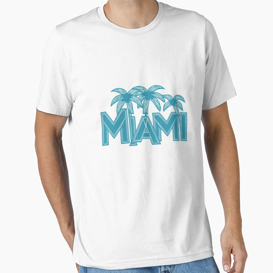 Miami T-Shirt - Graphic Print Unisex - T-Shirt, Sweatshirt, Hoodie