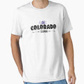 Colorado Columbine Flowers T-Shirt - Minimalist Print for Adults - T-Shirt, Sweatshirt, Hoodie