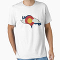 Colorado Flag T-Shirt - Trendy Graphic Unisex - T-Shirt, Sweatshirt, Hoodie
