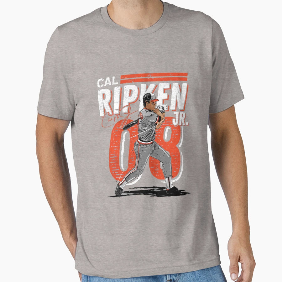 Cal Ripken Jr Dash T-Shirt - Aesthetic Graphic for Adults - T-Shirt, Sweatshirt, Hoodie