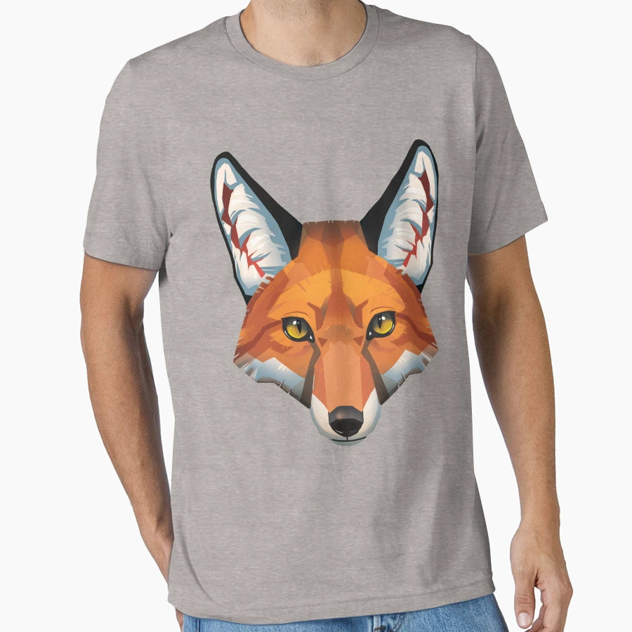 Fox Face T-Shirt - Aesthetic Graphic Men Women - T-Shirt, Sweatshirt, Hoodie