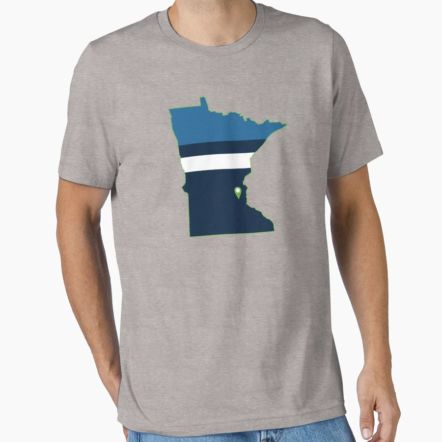 Minnesota Basketball T-Shirt - Custom Art Print Unisex - T-Shirt, Sweatshirt, Hoodie