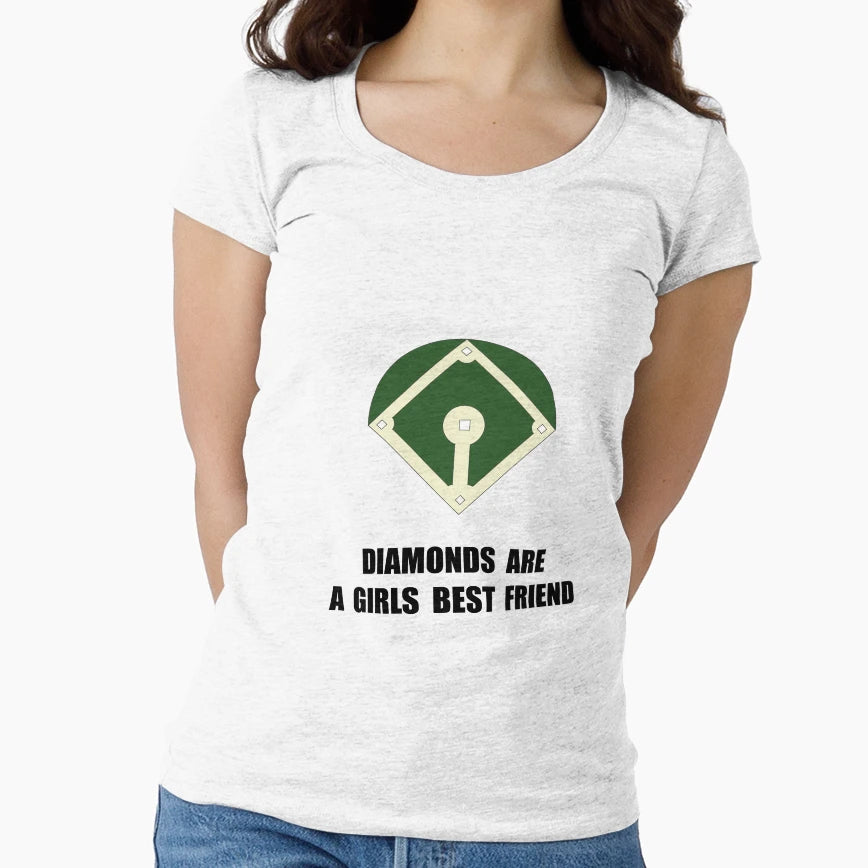 Diamonds Baseball T-Shirt - Custom Art Print for Adults - T-Shirt, Sweatshirt, Hoodie