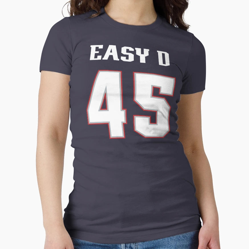 Easy D Jersey White Type T-Shirt - Unique Graphic Unisex - T-Shirt, Sweatshirt, Hoodie