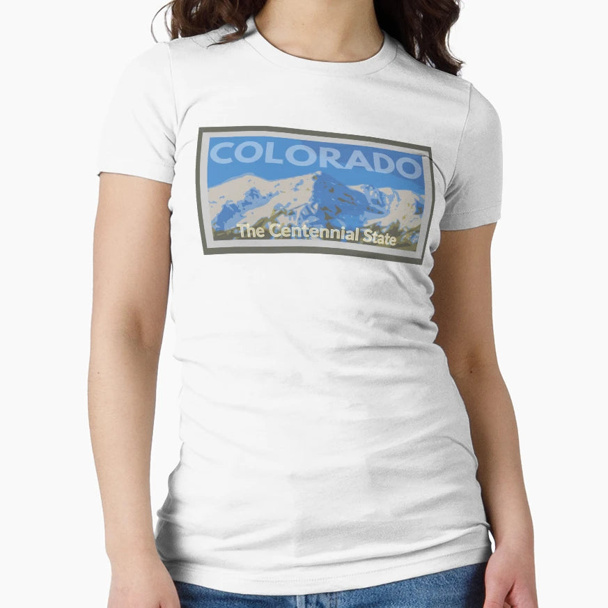 Colorado Centennial State T-Shirt - Graphic Print Unisex - T-Shirt, Sweatshirt, Hoodie