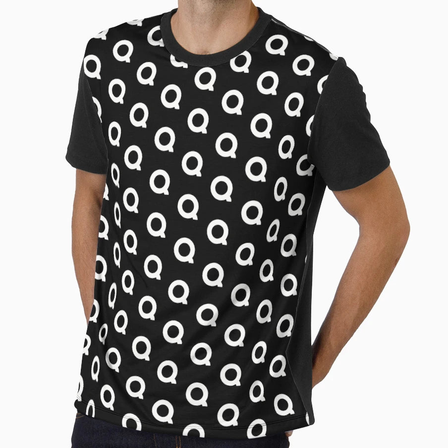 Letter Q Upper Case Matching Group T-Shirt - Minimalist Print Unisex - T-Shirt, Sweatshirt, Hoodie