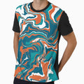 Miami Dolphins Colors T-Shirt - Streetwear Style Unisex - T-Shirt, Sweatshirt, Hoodie