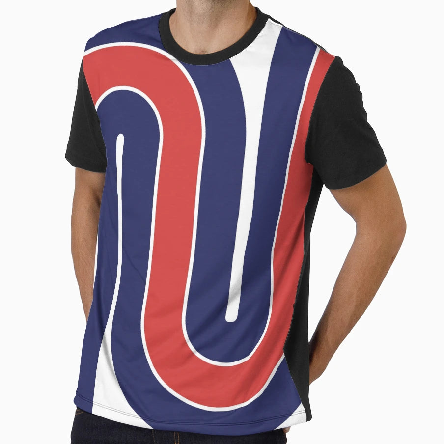 Geometric Double Arch T-Shirt - Graphic Print for Adults - T-Shirt, Sweatshirt, Hoodie