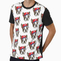 Bawstin Baseball Terrier Dog T-Shirt - Graphic Print Unisex - T-Shirt, Sweatshirt, Hoodie